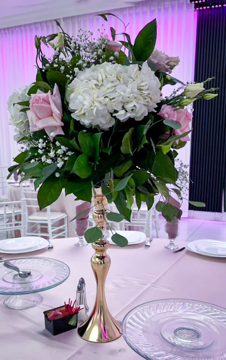 Blush Banquet Hall - Centerpieces